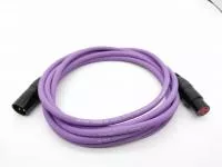Кабель микрофонный 1м, фиолетовый, ZZcable, E1-XLR-M-F-0100-7