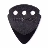 TeckPick Медиаторы 12шт, алюминий, черные, Dunlop, 467R.BLK