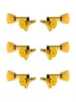 Колки для гитары 3+3, локовые, золото, Gotoh, SG301-HAPM-04-GG-L3+R3