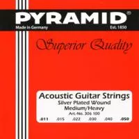 Silver Wound Комплект струн для акустической гитары, 11-50, Pyramid, 306100