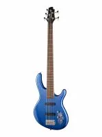 Action Series Бас-гитара 5-ти струнная, синяя, Cort, Action-Bass-V-Plus-BM