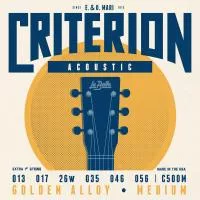 Criterion Комплект струн для акустической гитары, бронза 80/20, 13-56, La Bella, C500M