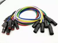 Кабель микрофонный 1м, черный, ZZcable, E1-XLR-M-F-0100-0