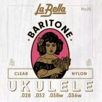 Комплект струн для укулеле баритон LaBella, 25-BARITONE