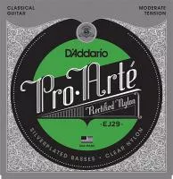 EJ29 CLASSIC Струны для классической гитары нейлоновые Moderate Hard D`Addario