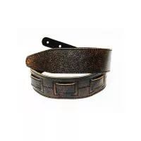 Leather 21 Ремень для гитары, кожаный, сцинк, Fidel, FL60018L21L
