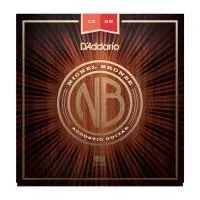 NB1356 Nickel Bronze Комплект струн для акустической гитары, Medium, 13-56, D'Addario