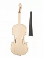 Заготовка скрипки с накладкой 4/4, Gliga, P-V044-WH