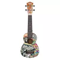 Art Series Укулеле сопрано, с чехлом, рисунок Urban, Cascha, HH-2600