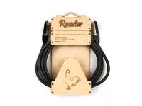 Кабель инструментальный, 3м, угловые коннекторы, Rooster, RUS0303
