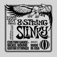 2625 Slinky Струны для 8-струнной электрогитары 10-74 ERNIE BALL