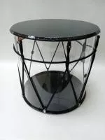 Барабан кавказский 12", плексиглас, прозрачный, с чехлом, MEZZO, MZ-B30plexKB