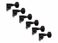 Колки для гитары 6л, локовые, черные, Gotoh, SG360-HAPM-07-B-L6