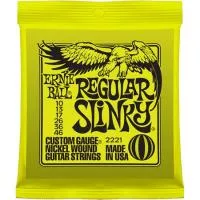 2221 Regular Slinky Комплект струн для электрогитары, никель, 10-46 Ernie Ball