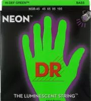 NGB-45 NEON GREEN BASS Комплект струн для 4-струнной бас-гитары, 45-105, DR