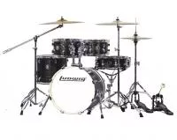 Accent Pro Барабанная установка, черная (2 коробки), Ludwig, LC197-1