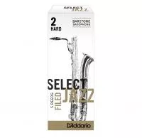 Select Jazz Filed Трости для саксофона баритон, размер 2, жесткие (Hard), 5шт, Rico, RSF05BSX2H