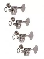 Колки для бас-гитары 4л, никель, Gotoh, GB528-N-L4