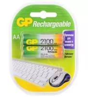 GP210AAHC-2DECRC2 Аккумуляторный элемент питания АА, Ni-MH, 2100, 2шт, GP