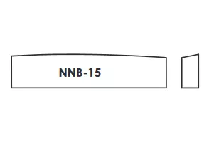 Заготовка верхнего порожка для гитары, латунь, Hosco, NNB-15  рис.2 