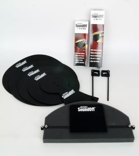 SOSETFSN SoundOff Box Set-Fusion Набор тренировочных резиновых заглушек для ударной установки, Evans