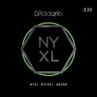 NYNW030 NYXL Отдельная струна для электрогитары, никелированная, 030, D'Addario