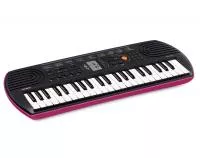 Синтезатор  44 клавиши, черный/розовый, Casio, SA-78