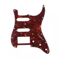 Пикгард для электрогитары Fender Stratocaster HSS, 4 слоя, черепаший панцирь, Musiclily, MX0332
