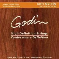 009350 NTC Nylon Комплект струн для классической гитары, среднее натяжение, Godin