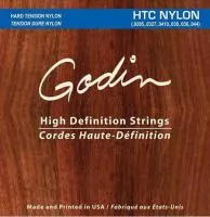 009367 NTC Nylon Комплект струн для классической гитары, сильное натяжение, Godin