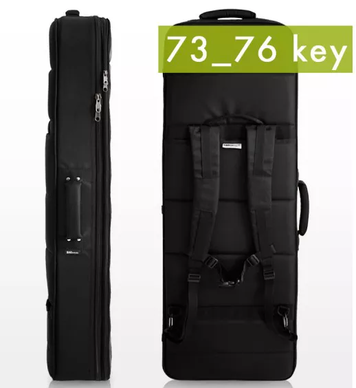 BM1088 Keyboard_73-77 PRO Полужёсткий чехол для синтезатора, клавишных, чёрный, BAG&music