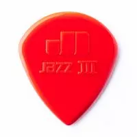 Jazz III Медиаторы, 24шт, острый кончик, нейлон, красные, Dunlop, 47R3N