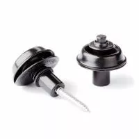 Straplok Flush Крепление ремня, черное, 2шт, Dunlop, SLS1403BK