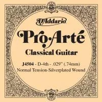 J4504 Pro-Arte Отдельная 4-ая струна для классической гитары, нейлон, норм. натяжение, D'Addario