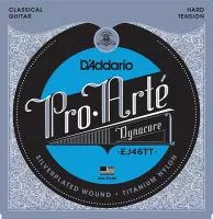 EJ46TT ProArte DynaCore Комплект струн для классической гитары, титан, сильное натяжение, D'Addario