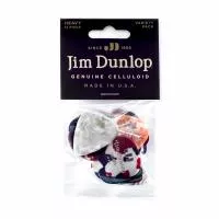 Celluloid Набор медиаторов CELLULOID PICK HEAVY VARIETY PACK 12шт, толстые, Dunlop, PVP107