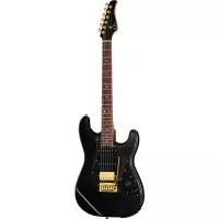 Электрогитара с встроенным процессором, черная, GTRS, S900-Standard-900-650-PBK