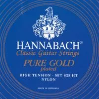 825HT Blue PURE GOLD Комплект струн для классической гитары нейлон/позолоченные Hannabach