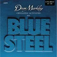 Blue Steel Комплект струн для 5-струнной бас-гитары, сталь, 45-128, Dean Markley, DM2679