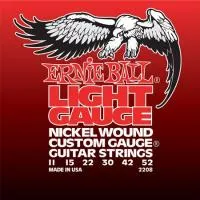 2208 Light Guage Комплект струн для электрогитары, никель, 11-52  Ernie Ball