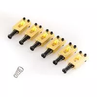 Седло для электрогитары, золото, 6шт, Musiclily, MX0884GD-6