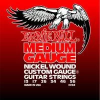2204 Medium Gauge Комплект струн для электрогитары, никель, 13-56 Ernie Ball