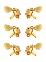 Колки для гитары 3+3, золото, Gotoh, SD510-SL-GG-L3+R3