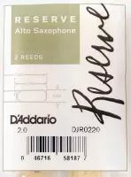 DJR0220 Reserve Трости для саксофона альт, размер 2.0, 2шт., Rico