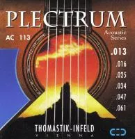 AC113 Plectrum Комплект струн для акустической гитары, бронза, 013-061, Thomastik