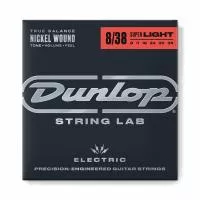 Комплект струн для электрогитары, никелированные, Extra light, 8-38, Dunlop, DEN0838