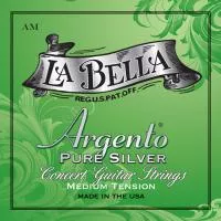Argento Pure Silver Комплект струн для классической гитары, серебро, La Bella, AM