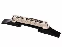 Бридж для арктоп гитары Tune-O-Matic, никель, Hosco, F-2820E