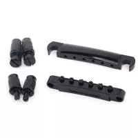 Бридж Tune-O-Matic и стоп-бар для Gibson Les Paul, черный, Musiclily, M678