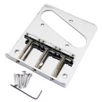 Бридж для электрогитары Telecaster, хром, Musiclily, MX0832